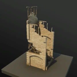 Ruined Clock Tower - Prefab - Fortnite