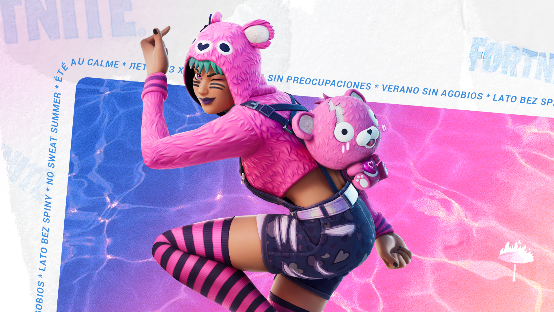 【King Ice】X Fortnite Cuddle bear Cutie ブレスレット 送税込【Fortnite x King Ice】Cuddlebear Cutie Bracelet☆国発