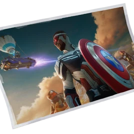Captain America and the BriteStar - Loading Screen - Fortnite