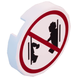 Supernova "No Phasing" Sign - Decoration - LEGO Fortnite