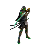 Emerald, Helmet, Cape - Full Body