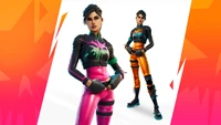 Trinity Trooper (Orange - News Tab) - Promo - Fortnite