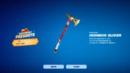 Winterfest 2024 (Humbug Slicer) - Event - Fortnite.png (1.11 MB) The display when the Humbug Slicer present is open