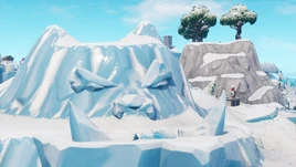 Giant Face (Snow) - Unnamed Location - Fortnite