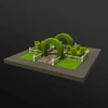 Princess Castle Garden Straight - Prefab - Fortnite