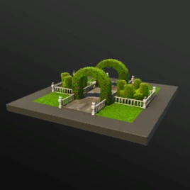 Princess Castle Garden Straight - Prefab - Fortnite