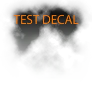 A test decal associated with the gun