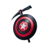 Captain Jones's Shield & Pickaxe (Stealth) - Back Bling - Fortnite