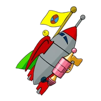 Duck Dodgers' Rocket (Featured) - Back Bling - Fortnite