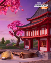 Hanamura Courtyard - Promo - Fortnite