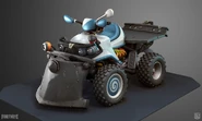 Model Concept Art by Mike Kime