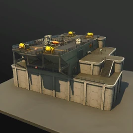 Command Cavern Blimp Dock - Prefab - Fortnite