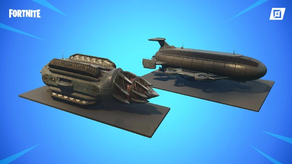 The Fortress & IO Blimp - Promo - Fortnite