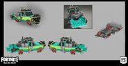 Concept Art for the Hover Truck by Kenny Callicutt.