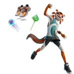 Adidas Solar Orange 'Squid' Bundle - Item Shop Bundle - Fortnite