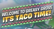 Greasy Grove's title card