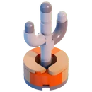 Steel Cactus Statue - Decoration - LEGO Fortnite