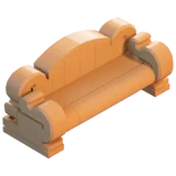 Medieval Sofa - White - Furniture - LEGO Fortnite