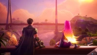 Robin and Starfire - Promo - Fortnite