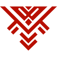 The logo on their visors, also used by The Foundation on his cape