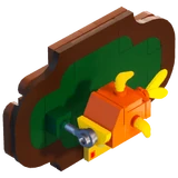 Orange Flopper Plaque - Decoration - LEGO Fortnite