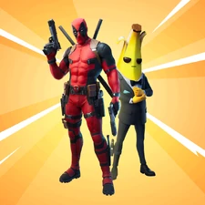 Promotional Chapter 2, Season 2 Battle Pass Image Featuring Deadpool and Agent Peely