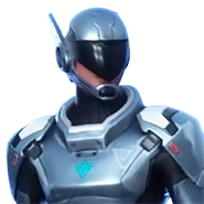 Scrapped silver-colored design