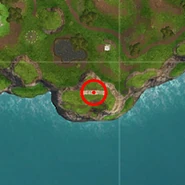 Location of the Battle Star