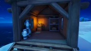Hut (Golden Coast - Snow - 2 - Interior) - Unnamed Location - Fortnite.png (2.46 MB) Interior (#2; Near Latte Landing; Became part of snow biome in Update v40.00)