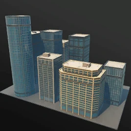 Background Buildings Group A - Prefab - Fortnite