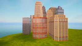 Background Buildings Group B (Overview) - Prefab - Fortnite