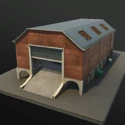Dusty Depot Red Warehouse