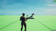 Makeshift Bow in action