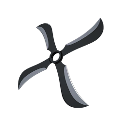 Demon Wind Shuriken - Back Bling - Fortnite