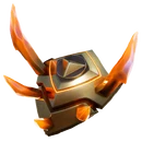 Ice Spikes (Gold) - Back Bling - Fortnite
