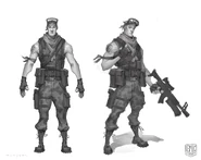 Male Soldier (Sketch)