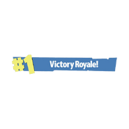 The Original Banner for obtaining a Victory Royale, prior to its updated icon.