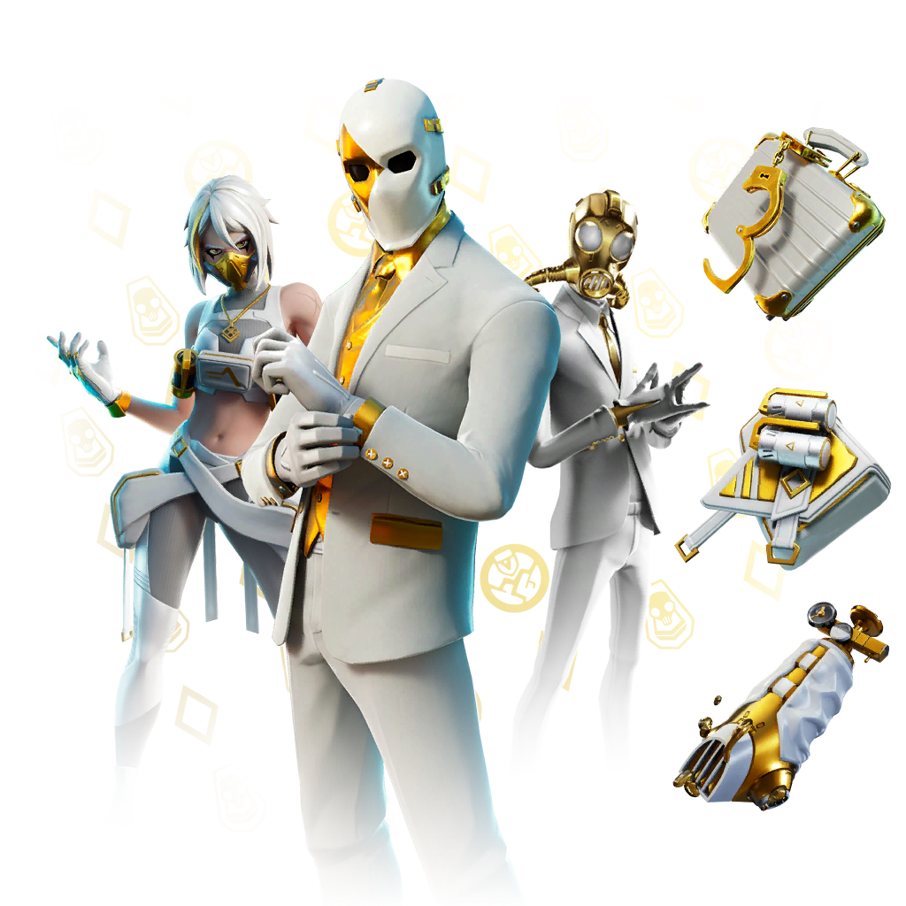 Gold fortnite bundle top