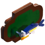 Blue Small Fry Plaque - Decoration - LEGO Fortnite
