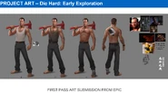Concept Art for John McClane