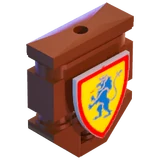 Knightly Wall Sigil - Dark Lion - Decoration - LEGO Fortnite