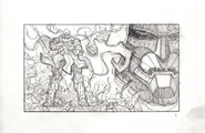 Sketch for DOOM Unleashed by Tradd Moore