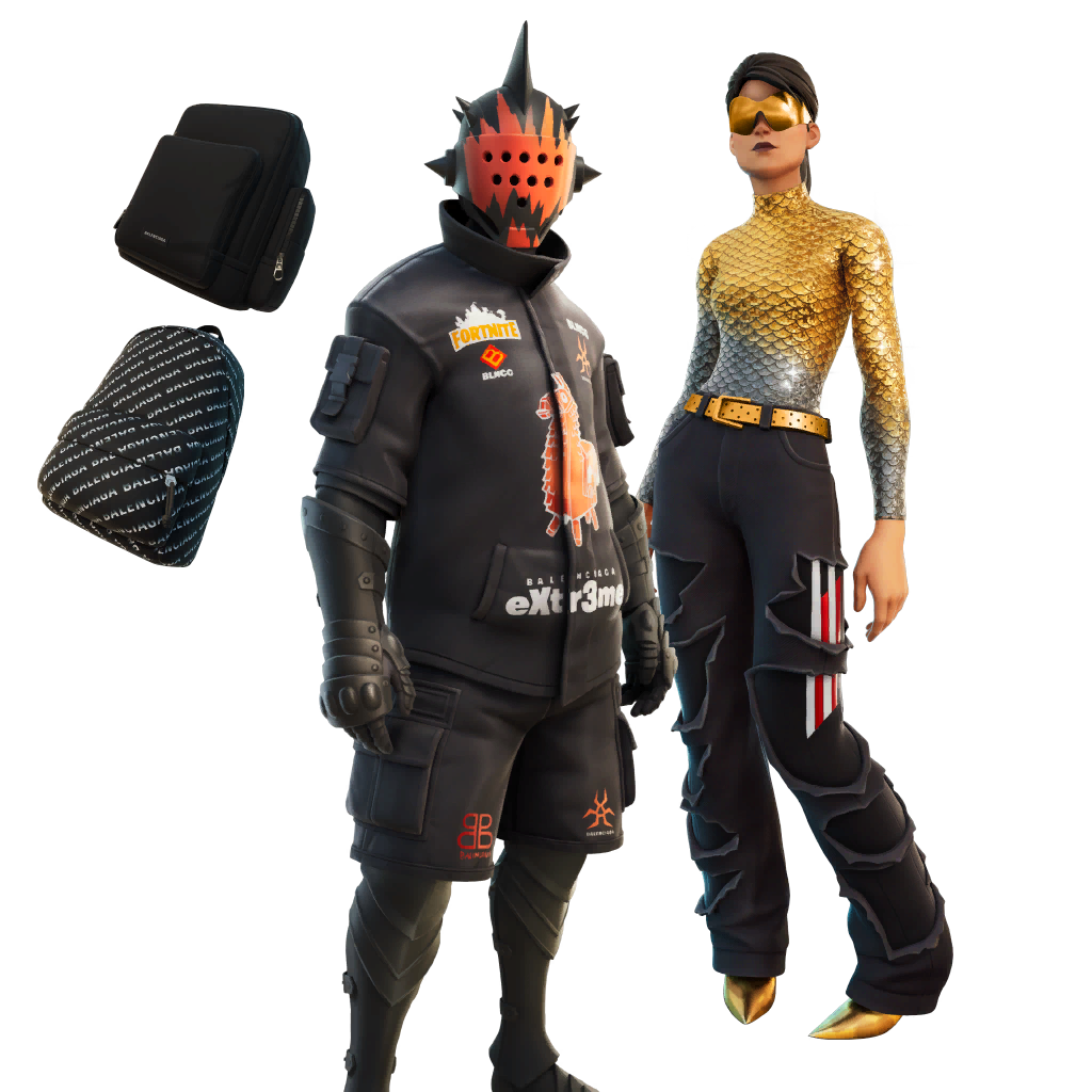 Our First Look At The BALENCIAGA Skin Pack In Fortnite! (Balenciaga X  Fortnite) 