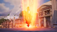 Ares crashing into Brawler's Battleground