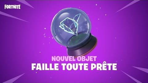 FAILLE TOUTE PRÊTE - NOUVEL OBJET