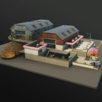 Fortnite Creative Dusty Diner Dusty Diner Prefab Fortnite Wiki Fandom