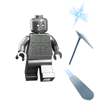 Lego silver sales surfer set