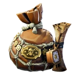 Crossbones Barret - Hero Back Bling - Save the World