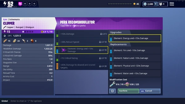 Perk Recombobulator - Promo - Fortnite