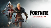 Ezio Auditore and Eivor Varinsdottir - Promo - Fortnite